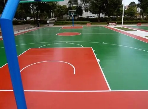 松江球场地面翻新,裂缝修重要性